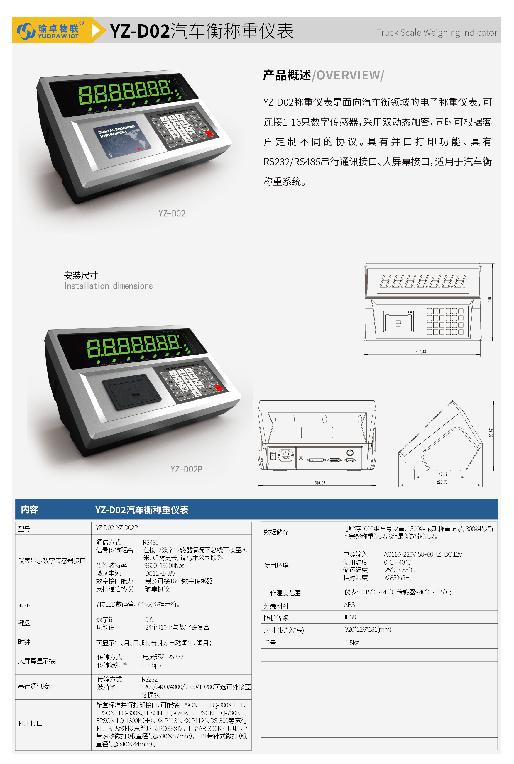 YZ-D02汽车衡称重仪表_画板 1.png